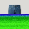 Pantaloncini in denim a vestibilità dritta