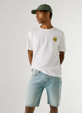 Pantaloncini in denim dalla vestibilità ampia