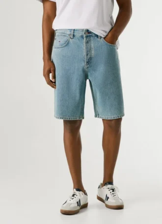 pantaloncini in denim dalla vestibilit ampia 2 1 330x456 - Pantaloncini in denim dalla vestibilit&agrave; ampia