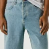 Pantaloncini in denim dalla vestibilità ampia Pantaloncini in denim dalla vestibilità ampia