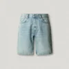 Pantaloncini in denim dalla vestibilità ampia Pantaloncini in denim dalla vestibilità ampia