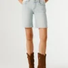 Pantaloncini in denim slim fit
