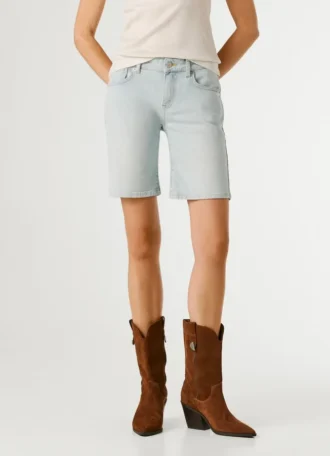 Pantaloncini in denim slim fit