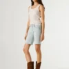 Pantaloncini in denim slim fit