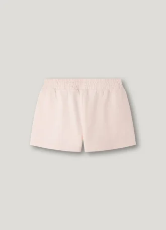 Pantaloncini in felpa con logo stampato