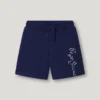 Pantaloncini in felpa con logo stampato Pantaloncini in felpa con logo stampato