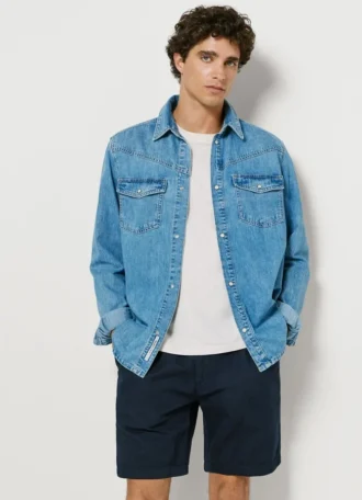 Pantaloncini in lino dalla vestibilità comoda
