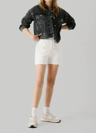 Pantaloncini in pile con vita regolabile