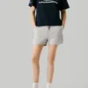 Pantaloncini in pile con vita regolabile Pantaloncini in pile con vita regolabile