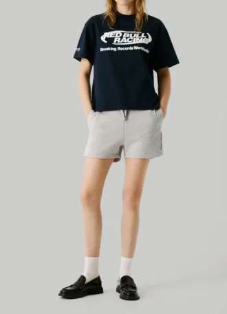 Pantaloncini in pile con vita regolabile