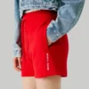 Pantaloncini in pile con vita regolabile Pantaloncini in pile con vita regolabile