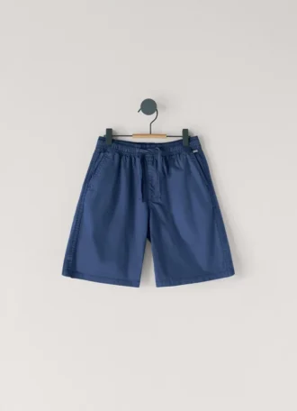 Pantaloncini in popeline con vita regolabile