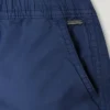 Pantaloncini in popeline con vita regolabile Pantaloncini in popeline con vita regolabile