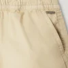 Pantaloncini in popeline con vita regolabile Pantaloncini in popeline con vita regolabile
