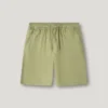 Pantaloncini in popeline con vita regolabile Pantaloncini in popeline con vita regolabile