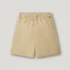Pantaloncini in popeline con vita regolabile Pantaloncini in popeline con vita regolabile