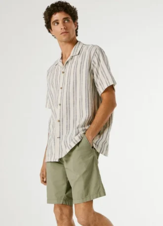 Pantaloncini in popeline dalla vestibilità comoda