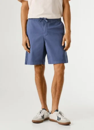 Pantaloncini in popeline dalla vestibilità comoda