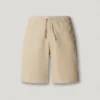 Pantaloncini in popeline dalla vestibilità comoda Pantaloncini in popeline dalla vestibilità comoda