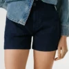 Pantaloncini in twill elasticizzato