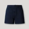 Pantaloncini in twill elasticizzato