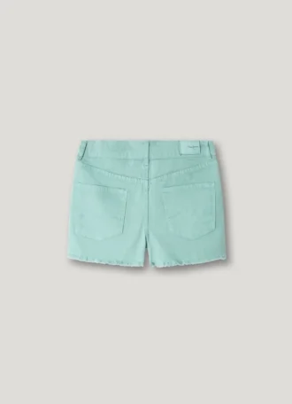 Pantaloncini in twill tinti in capo