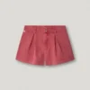 Pantaloncini in twill tinti in capo Pantaloncini in twill tinti in capo
