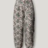 Pantaloni a gamba larga con stampa floreale