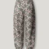 Pantaloni a gamba larga con stampa floreale