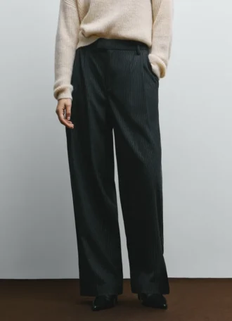 Pantaloni a righe larghe