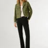 Pantaloni a zampa con 5 tasche