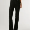 Pantaloni a zampa con 5 tasche