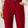 Pantaloni a zampa con 5 tasche