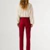 Pantaloni a zampa con 5 tasche