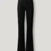 Pantaloni a zampa con 5 tasche