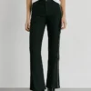 Pantaloni a zampa in twill Pantaloni a zampa in twill