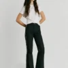 Pantaloni a zampa in twill Pantaloni a zampa in twill