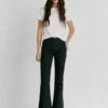 Pantaloni a zampa in twill Pantaloni a zampa in twill