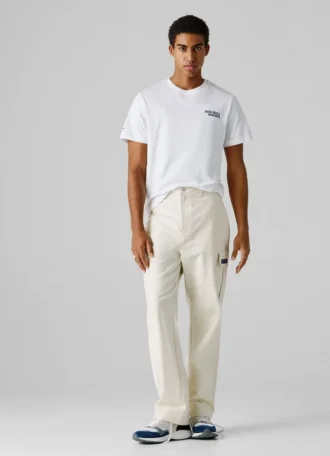 Pantaloni cargo a vestibilità dritta