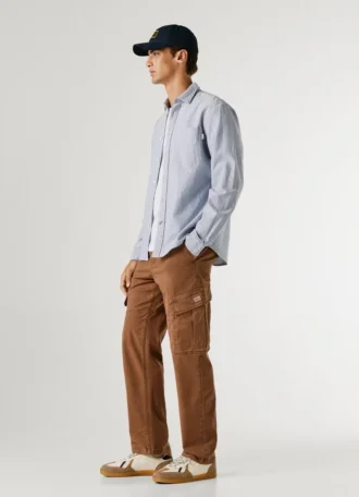 Pantaloni cargo in twill dalla vestibilità regolare