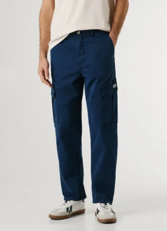 Pantaloni cargo in twill dalla vestibilità regolare
