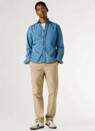 Pantaloni chino con coulisse regolabile