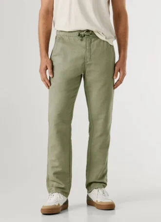 Pantaloni chino con coulisse regolabile