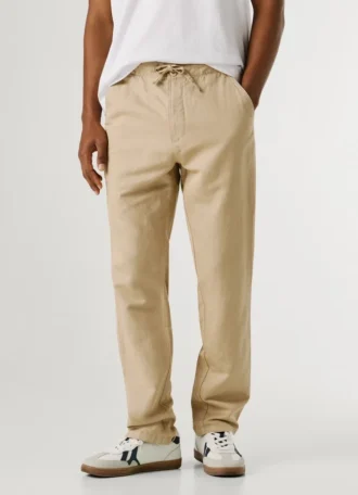Pantaloni chino con coulisse regolabile