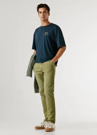 Pantaloni chino dalla vestibilità affusolata