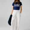 Pantaloni da jogging a gamba larga Pantaloni da jogging a gamba larga