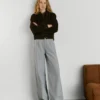 Pantaloni dritti a righe Pantaloni dritti a righe