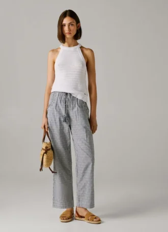 Pantaloni dritti a righe