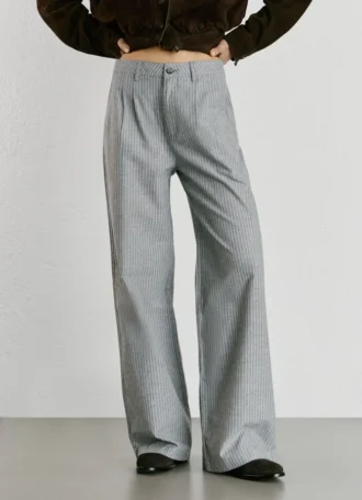 Pantaloni dritti a righe