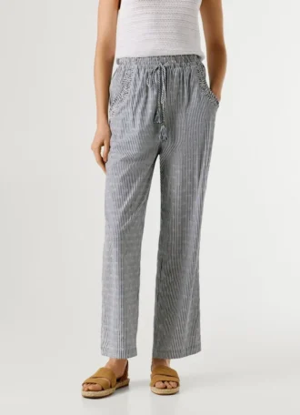 Pantaloni dritti a righe